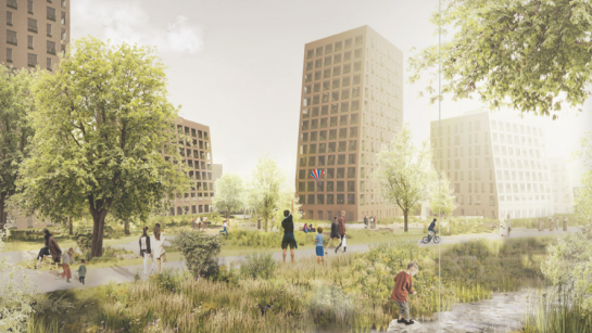 toekomstbeeld project de vernieuwde stad in oostende