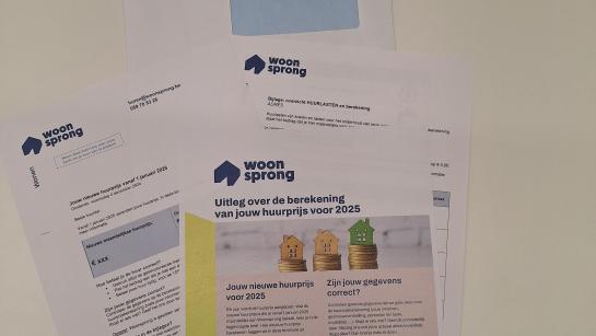 inhoud van enveloppe huurprijs