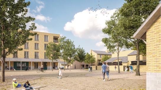 Toekomstbeeld Eigen Haard wijk in Gistel