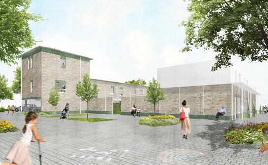 Toekomstbeeld Stedebeekpad in Oudenburg