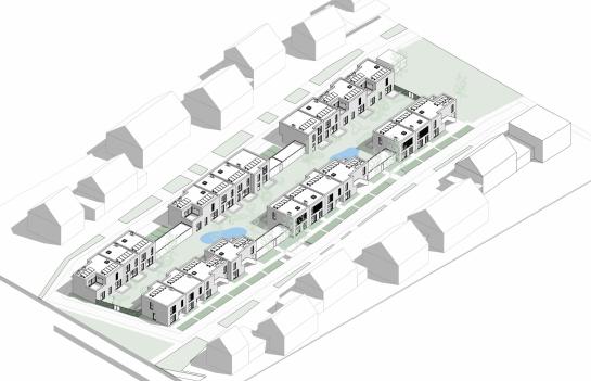 Plan nieuwbouwproject Boomgaardlaan
