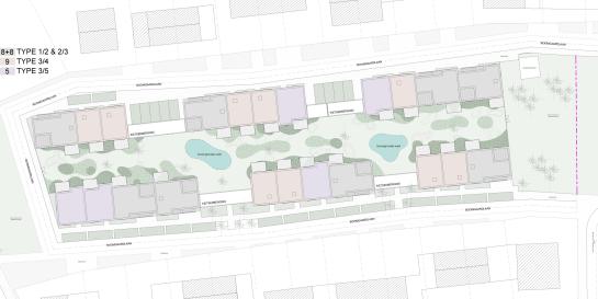 Plan nieuwbouwproject Boomgaardlaan